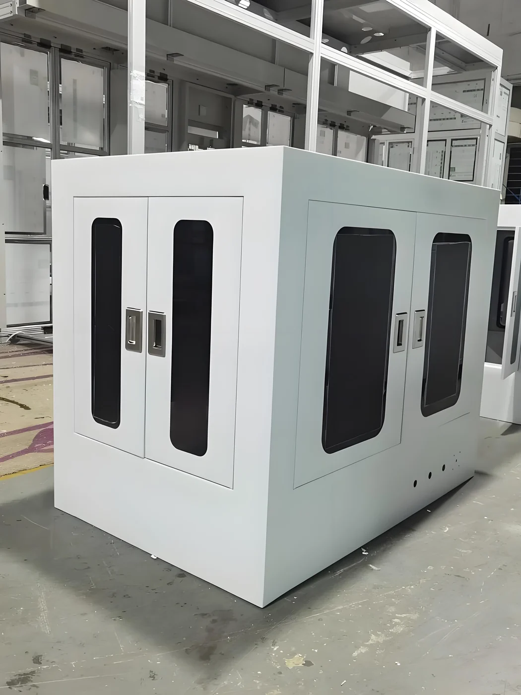 Finished custom equipment enclosure